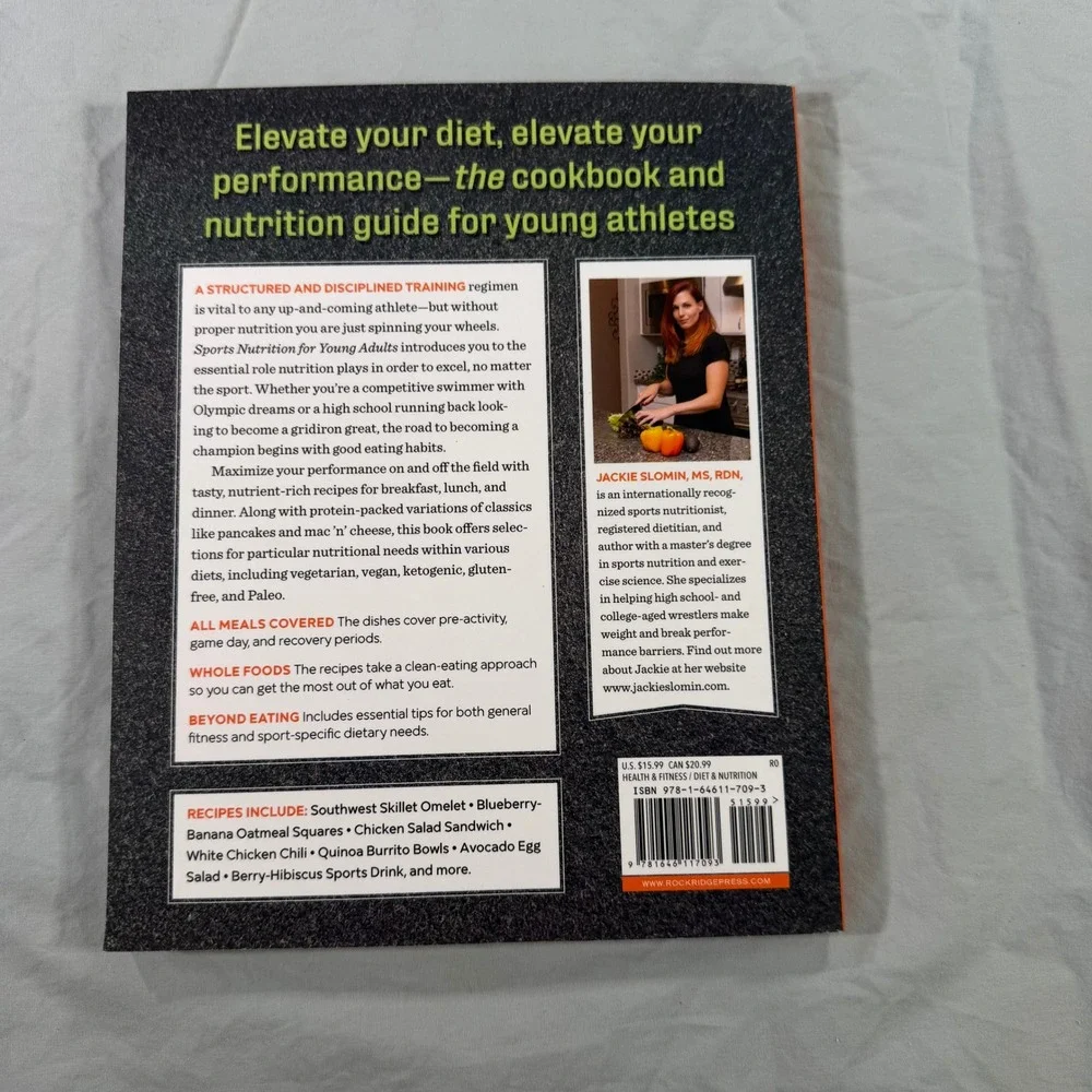 Sports Nutrition for Young Adults Jackie Slomin Performance Guide Paperback
